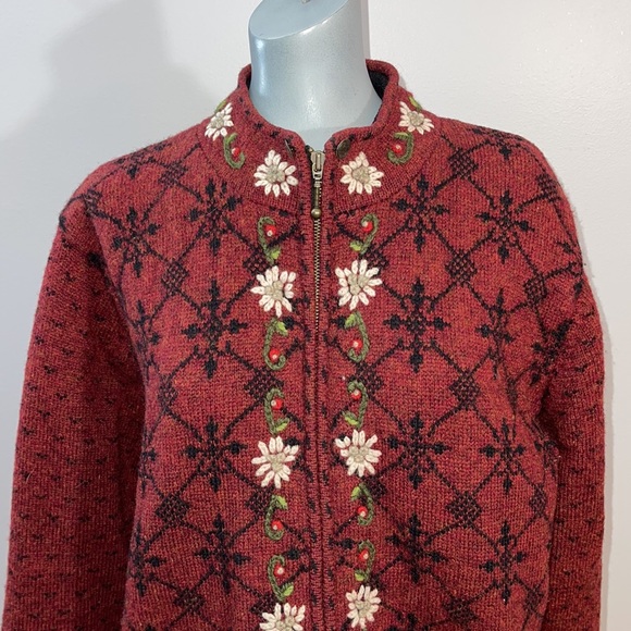Simons Contemporaine Floral Wool Lined Jacket - Picture 2 of 16